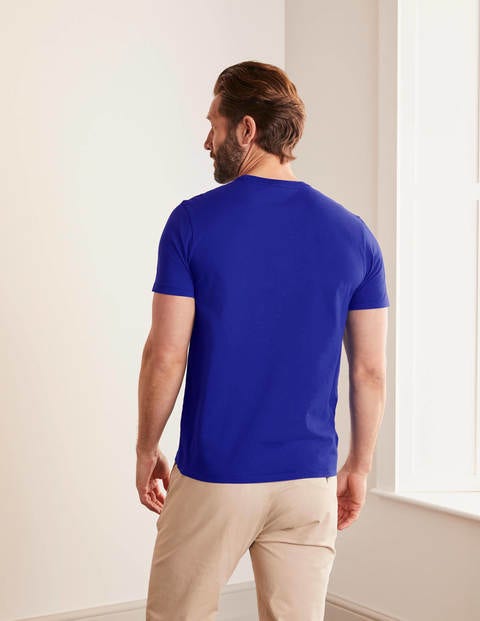 Washed T-shirt - Greek Blue Washed T-shirt - Greek Blue