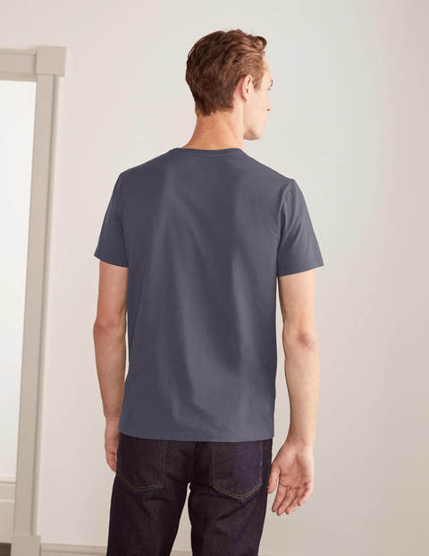 Vorgewaschenes T-Shirt - London Grau Vorgewaschenes T-Shirt - London Grau