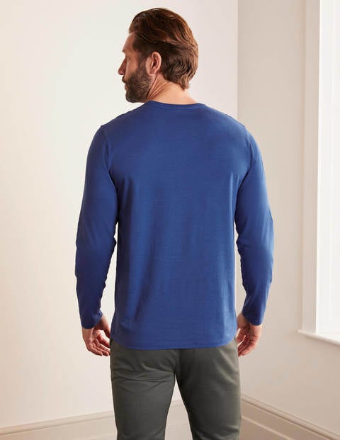 Long Sleeve Washed T-shirt - Cadet Blue Long Sleeve Washed T-shirt - Cadet Blue