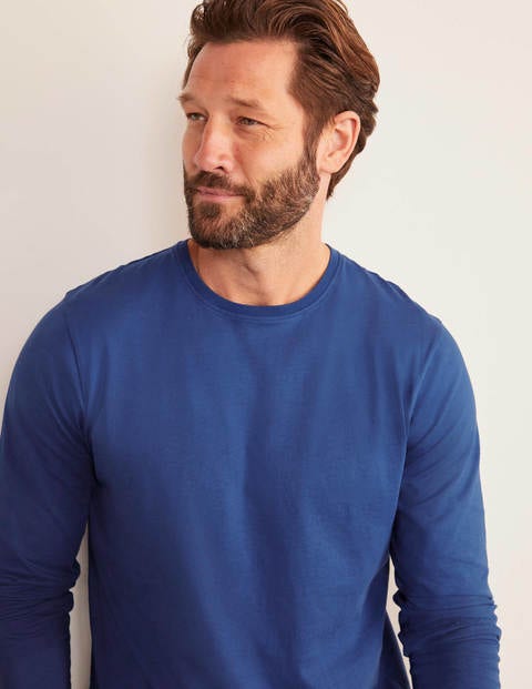 Long Sleeve Washed T-shirt - Cadet Blue Long Sleeve Washed T-shirt - Cadet Blue