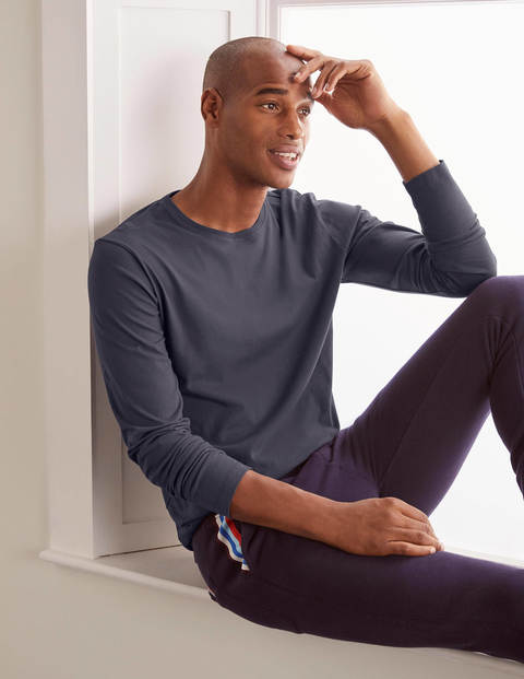 Long Sleeve Washed T-shirt - London Grey Long Sleeve Washed T-shirt - London Grey