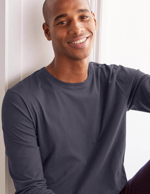 Long Sleeve Washed T-shirt - London Grey Long Sleeve Washed T-shirt - London Grey