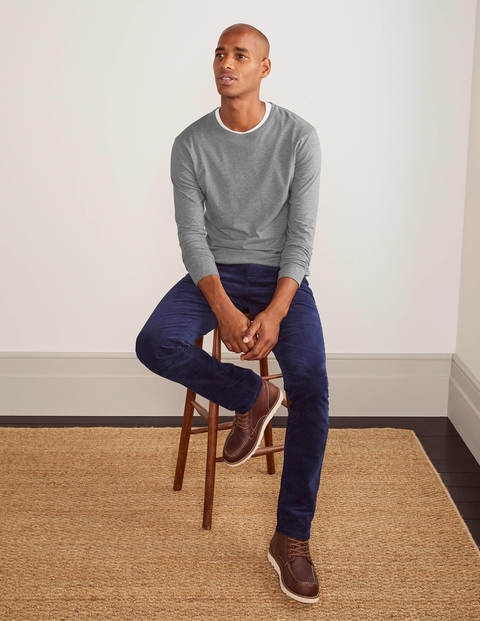 Long Sleeve Washed T-shirt - Grey Marl Long Sleeve Washed T-shirt - Grey Marl