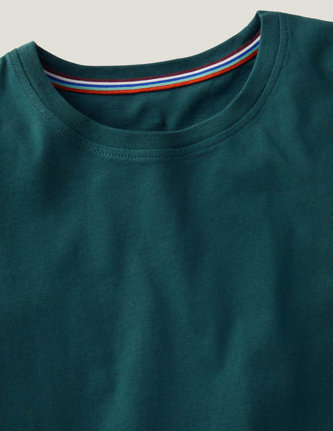 Long Sleeve Washed T-shirt - Emerald Night Green Long Sleeve Washed T-shirt - Emerald Night Green