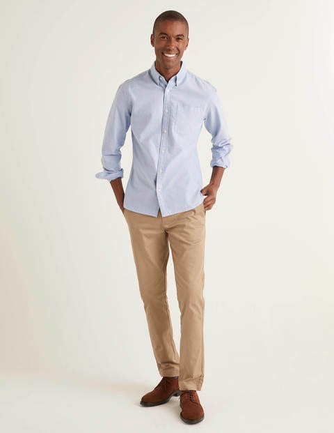 brown oxford shirt