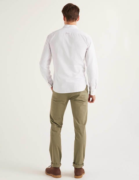 Slim Fit Oxford Shirt - White Slim Fit Oxford Shirt - White