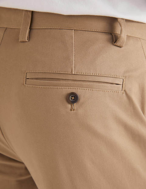 Klassische Chinos Mit Geradem Bein - Malzbraun Klassische Chinos Mit Geradem Bein - Malzbraun
