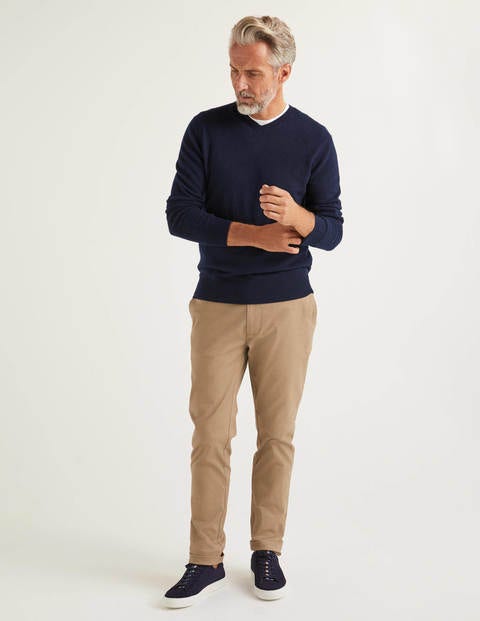 Cashmere V-Neck - Navy Cashmere V-Neck - Navy