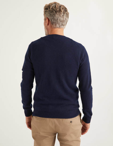 Cashmere V-Neck - Navy Cashmere V-Neck - Navy