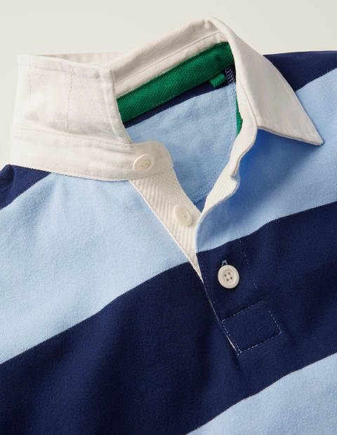 Hutchins Rugby Shirt - Blues Stripe Hutchins Rugby Shirt - Blues Stripe