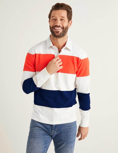 Chemise de rugby Hutchins - Rayé multi écru Chemise de rugby Hutchins - Rayé multi écru