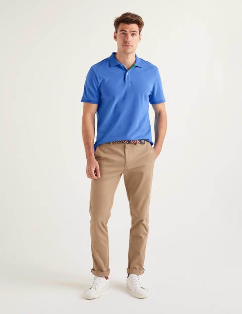 Piqué Polo - Malibu Blue Piqué Polo - Malibu Blue