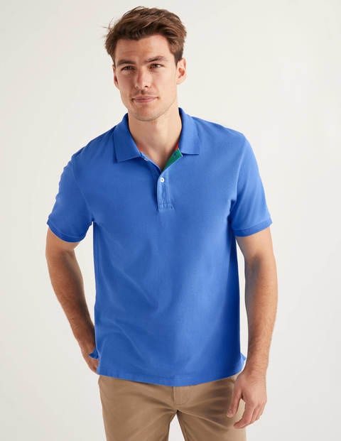 Piqué Polo - Malibu Blue Piqué Polo - Malibu Blue