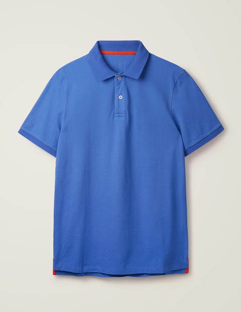 Piqué Polo - Malibu Blue Piqué Polo - Malibu Blue
