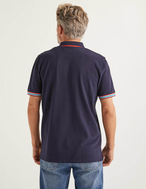 Piqué Polo - Navy Multi Piqué Polo - Navy Multi