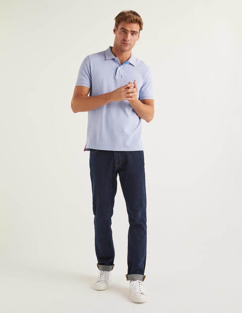 Piqué Polo - Lavender Blue Piqué Polo - Lavender Blue