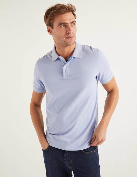 Piqué Polo - Lavender Blue Piqué Polo - Lavender Blue
