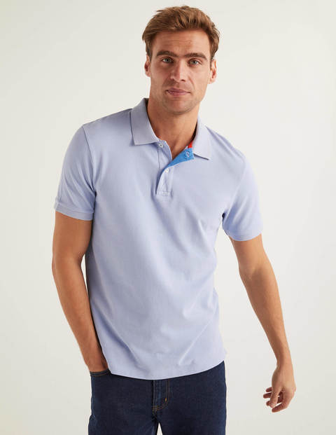 Piqué Polo - Lavender Blue Piqué Polo - Lavender Blue