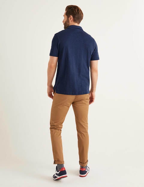 Slub Polo - College Navy Slub Polo - College Navy