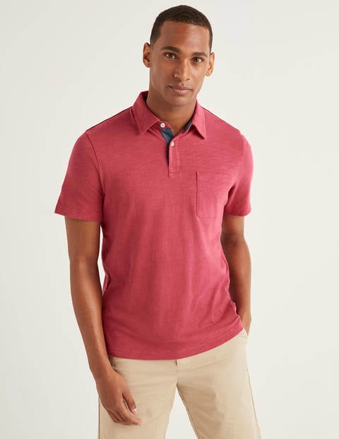 Slub Polo - Rose Blossom Slub Polo - Rose Blossom