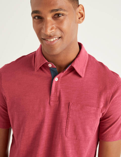 Slub Polo - Rose Blossom Slub Polo - Rose Blossom