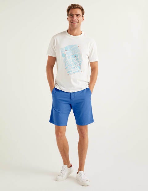 Chino Shorts - Sky Blue Chino Shorts - Sky Blue