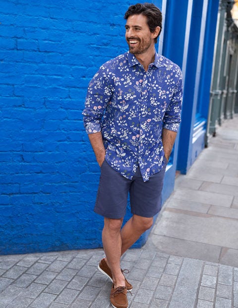 Short Chino - Bleu marine clair Short Chino - Bleu marine clair