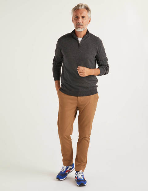 Putney Half-Zip - Charcoal Marl Putney Half-Zip - Charcoal Marl