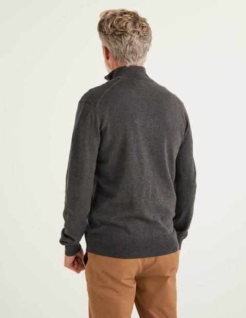 Putney Half-Zip - Charcoal Marl Putney Half-Zip - Charcoal Marl
