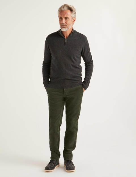 Chunky Cord Trousers - Dark Olive Chunky Cord Trousers - Dark Olive