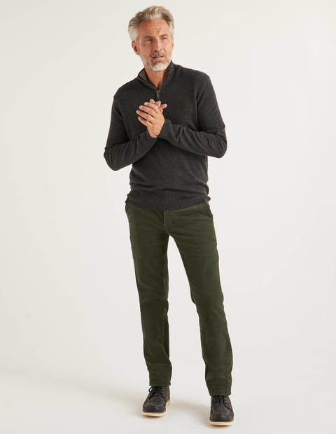 Chunky Cord Trousers - Dark Olive Chunky Cord Trousers - Dark Olive