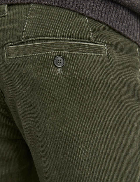 Chunky Cord Trousers - Dark Olive Chunky Cord Trousers - Dark Olive