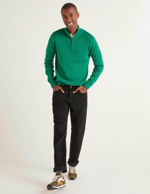 Jeans Mit Geradem Bein - Schwarzes Denim Jeans Mit Geradem Bein - Schwarzes Denim