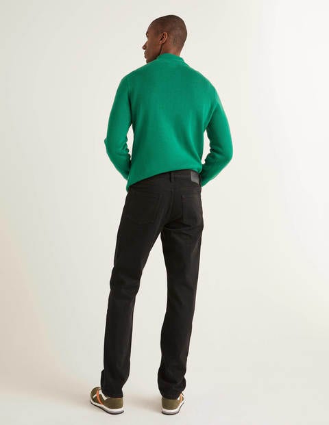 Jeans Mit Geradem Bein - Schwarzes Denim Jeans Mit Geradem Bein - Schwarzes Denim