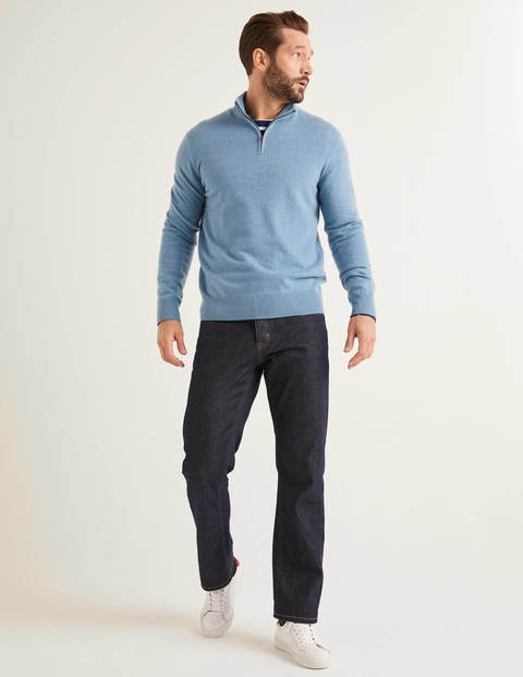 Straight Leg Jeans - Dark Rinse Denim Straight Leg Jeans - Dark Rinse Denim