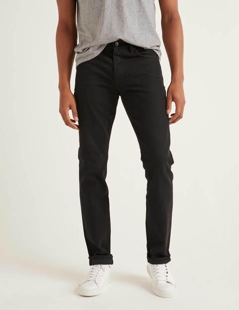 Slim Leg Jeans - Black Denim Slim Leg Jeans - Black Denim