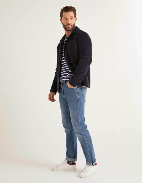 Slim Leg Jeans - Blue Wash Denim Slim Leg Jeans - Blue Wash Denim