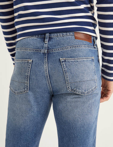 Slim Leg Jeans - Blue Wash Denim Slim Leg Jeans - Blue Wash Denim