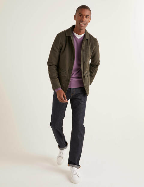 Darlington Leinenjacke - Dunkles Olivgrün Darlington Leinenjacke - Dunkles Olivgrün