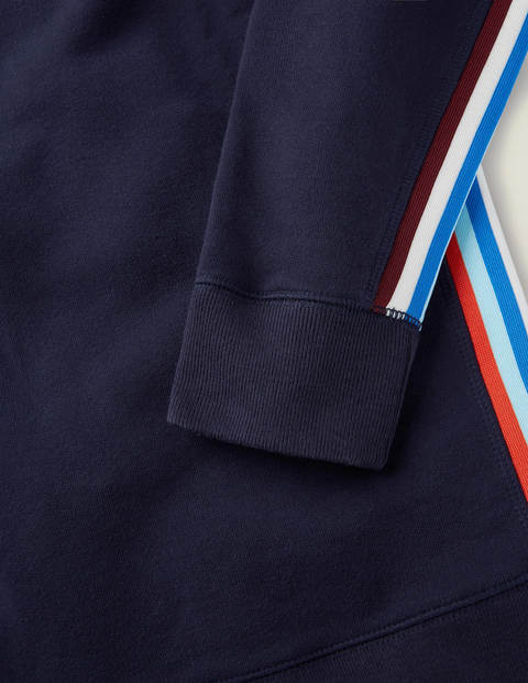 Irvine Sweatshirt - Navy Side Stripe Irvine Sweatshirt - Navy Side Stripe