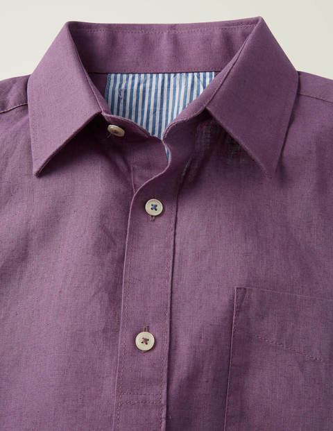 Linen Cotton Popover - Grape Jam Linen Cotton Popover - Grape Jam