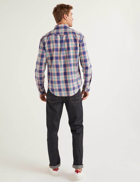 Casual Check Shirt - Dusky Rose Multi Check Casual Check Shirt - Dusky Rose Multi Check