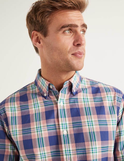 Casual Check Shirt - Dusky Rose Multi Check Casual Check Shirt - Dusky Rose Multi Check