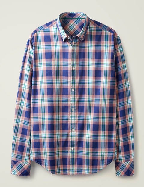 Casual Check Shirt - Dusky Rose Multi Check Casual Check Shirt - Dusky Rose Multi Check