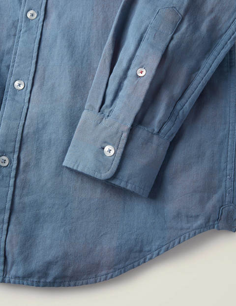 Doppelgewebe-Hemd - Graublau Doppelgewebe-Hemd - Graublau