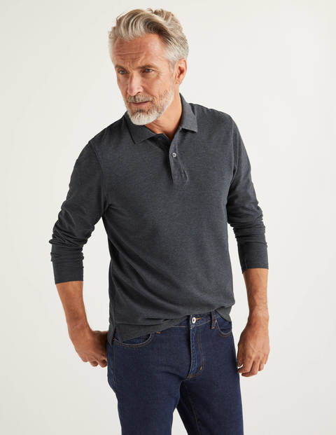 pique polo long sleeve