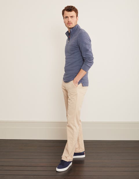 Linton Half-Zip Sweatshirt - Navy Marl Linton Half-Zip Sweatshirt - Navy Marl