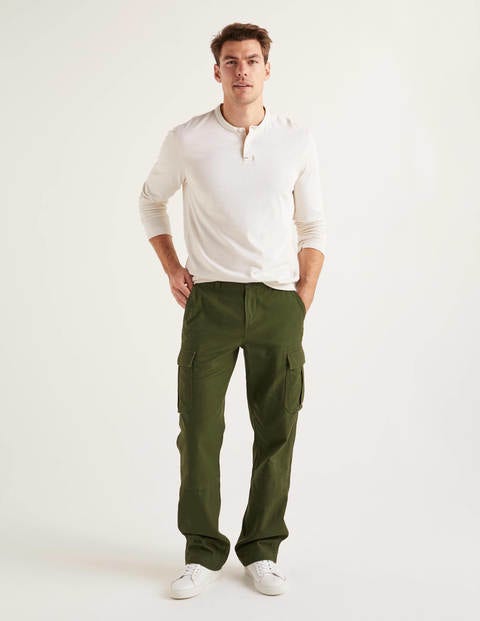 Long Sleeve Henley - Snowdrop Long Sleeve Henley - Snowdrop