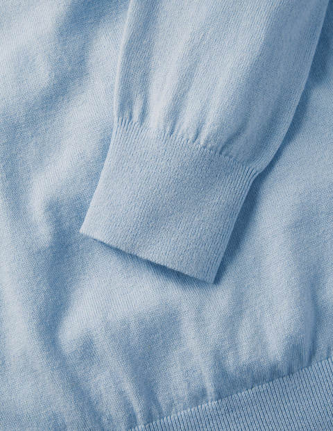 Bloomsbury V-Neck - Cloud Blue Melange Bloomsbury V-Neck - Cloud Blue Melange