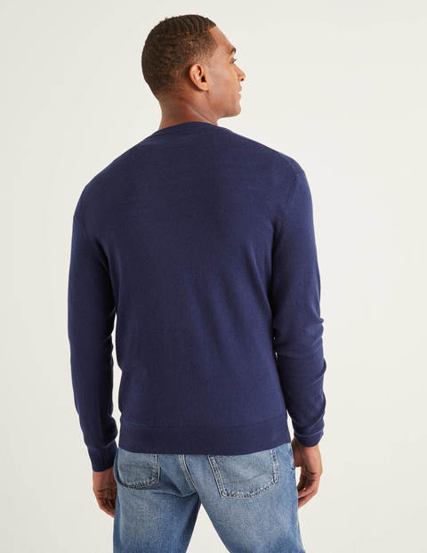 Bloomsbury Pullover Mit V-Ausschnitt - Navy Bloomsbury Pullover Mit V-Ausschnitt - Navy